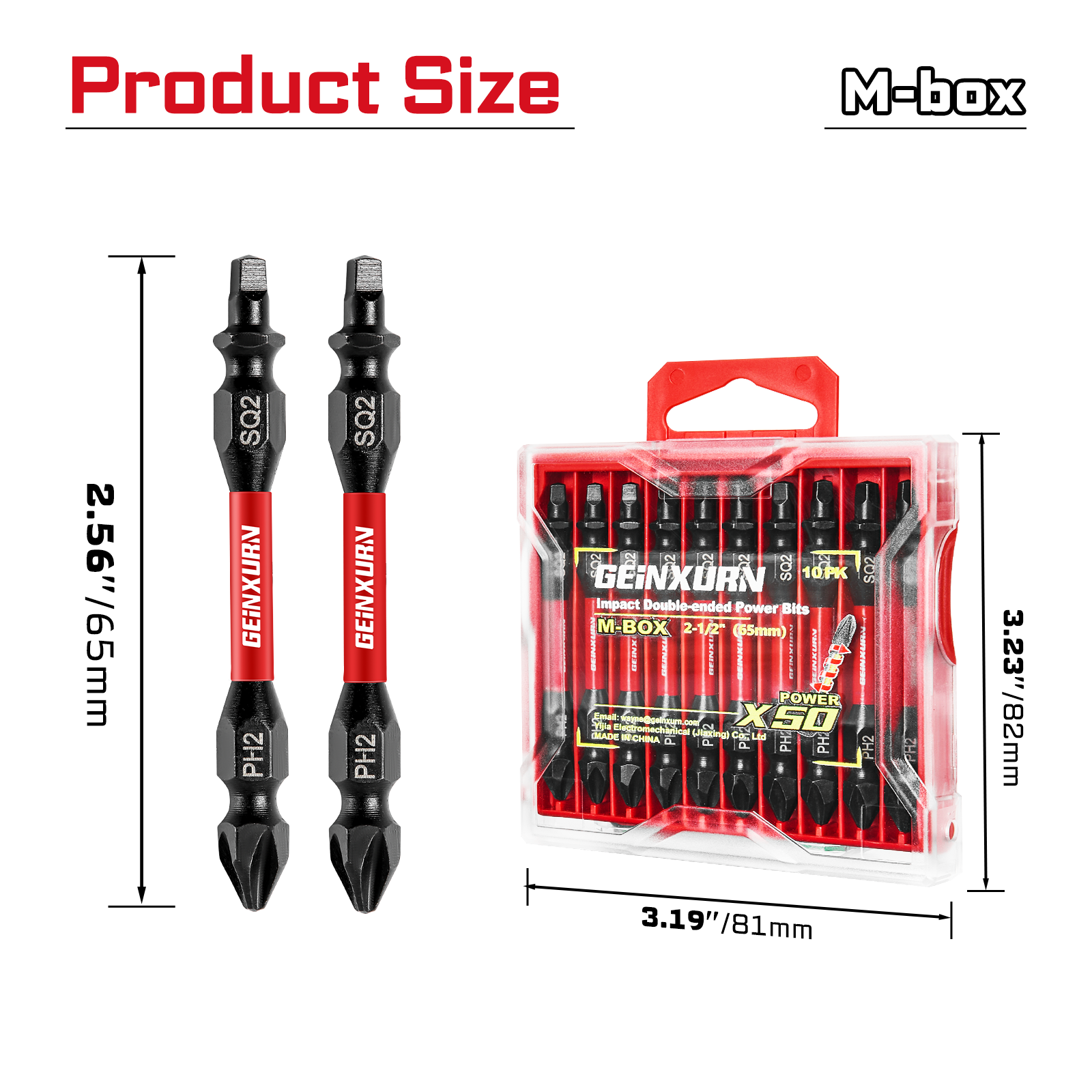 Geinxurn PH2-SQ2 Impact Double - Pentalobe Screwdriver Set reseña y precio