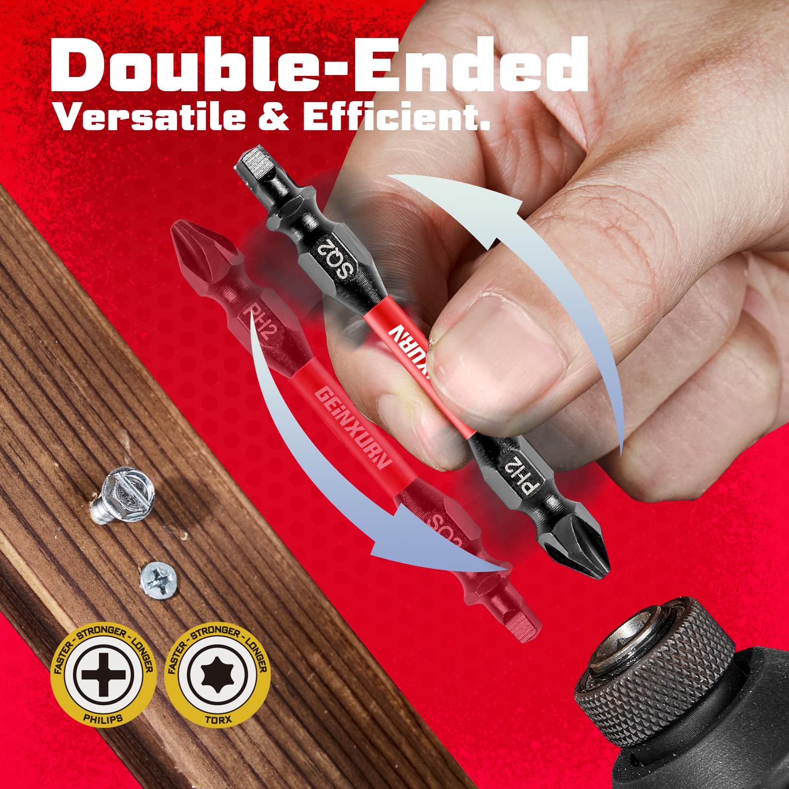 Geinxurn PH2-SQ2 Impact Double - Pentalobe Screwdriver Set reseña y precio
