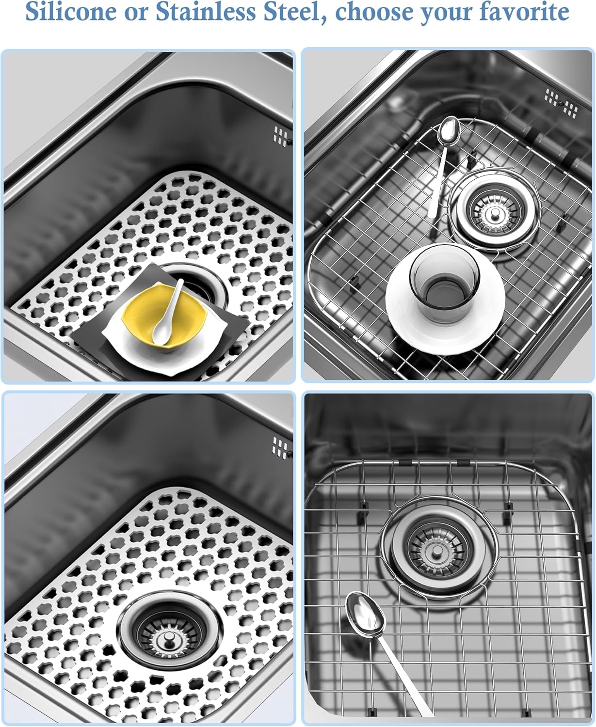Silicone Sink Protector for Ki - Heat Mat Silicone reseña y precio