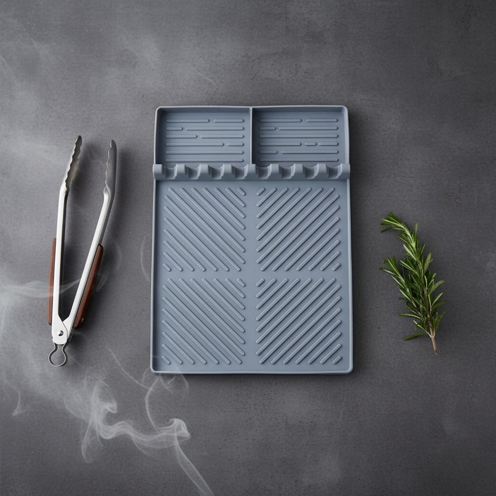 Cooking Side Shelf Mat Heat Re - Heat Mat Silicone reseña y precio