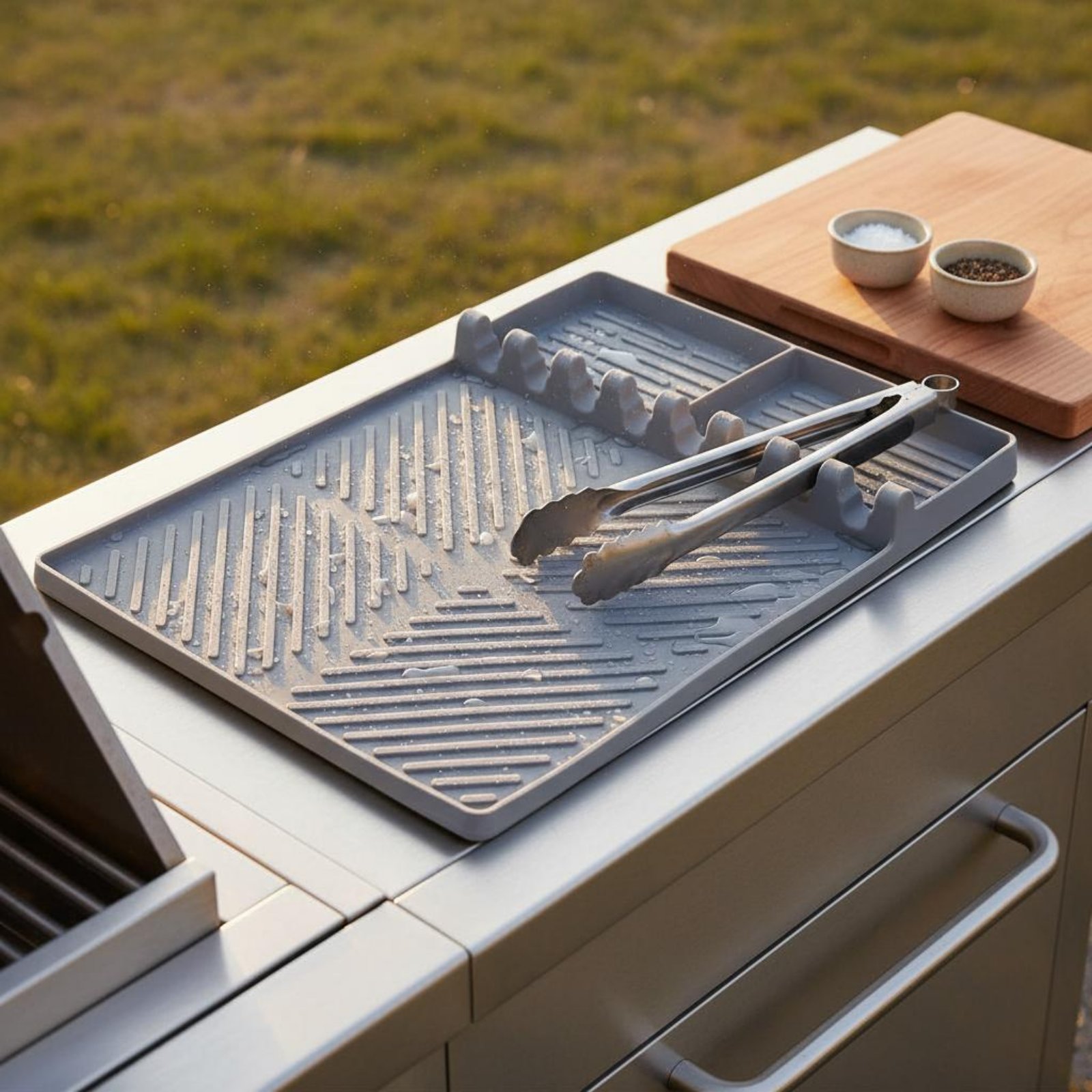 Cooking Side Shelf Mat Heat Re - Heat Mat Silicone reseña y precio