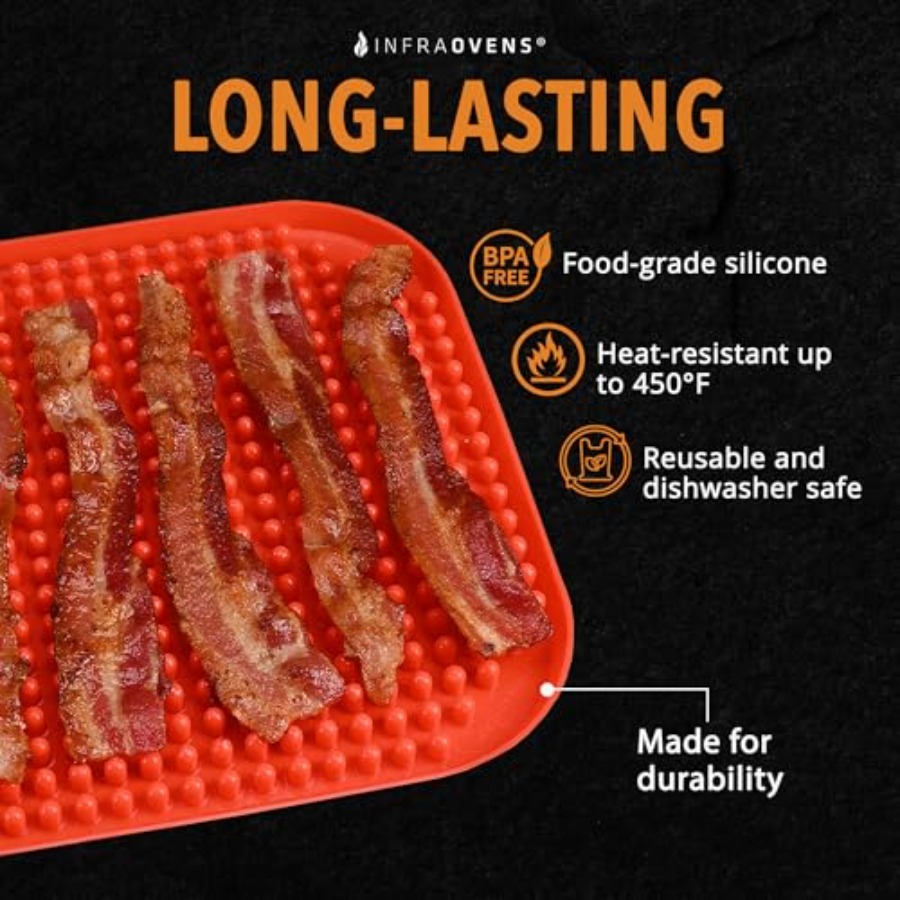 Air Fryer Liners Set of 3 with - Heat Mat Silicone reseña y precio