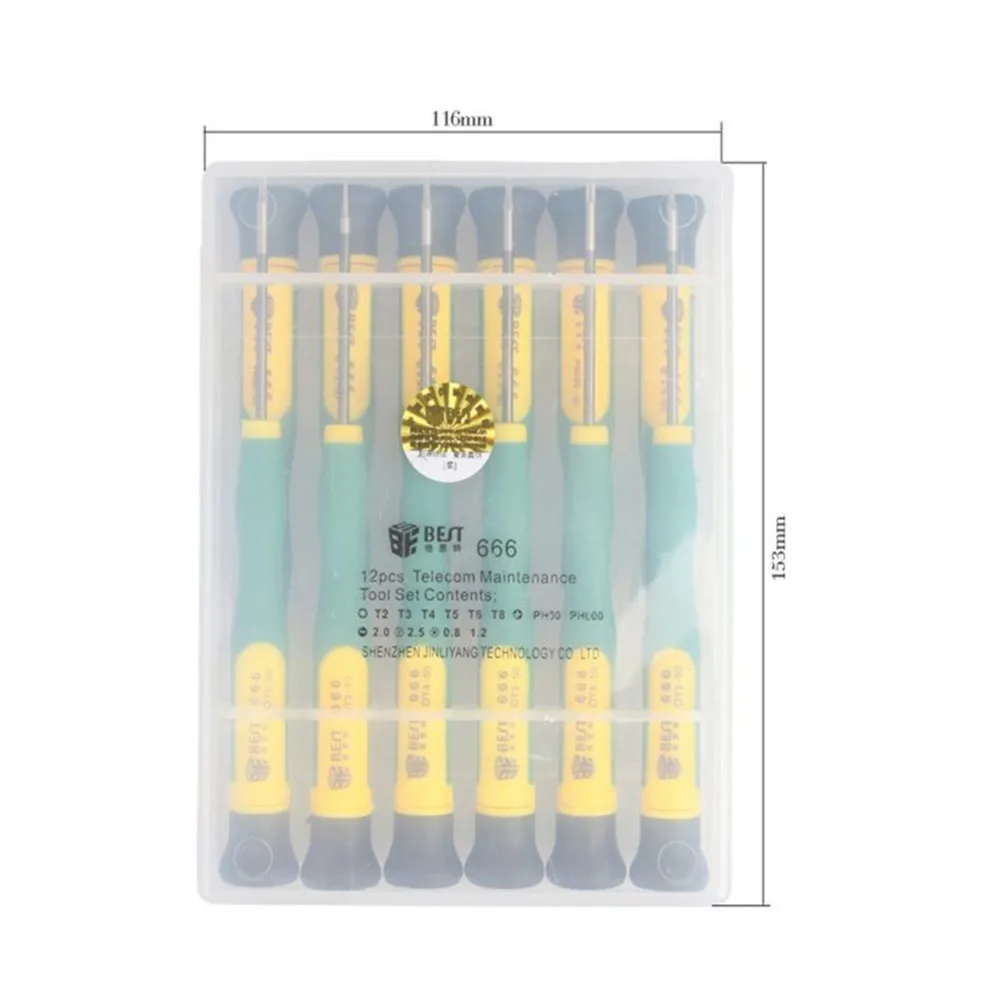 12Pcs/Set Screwdriver P2 P5 0. - Pentalobe Screwdriver Set reseña y precio