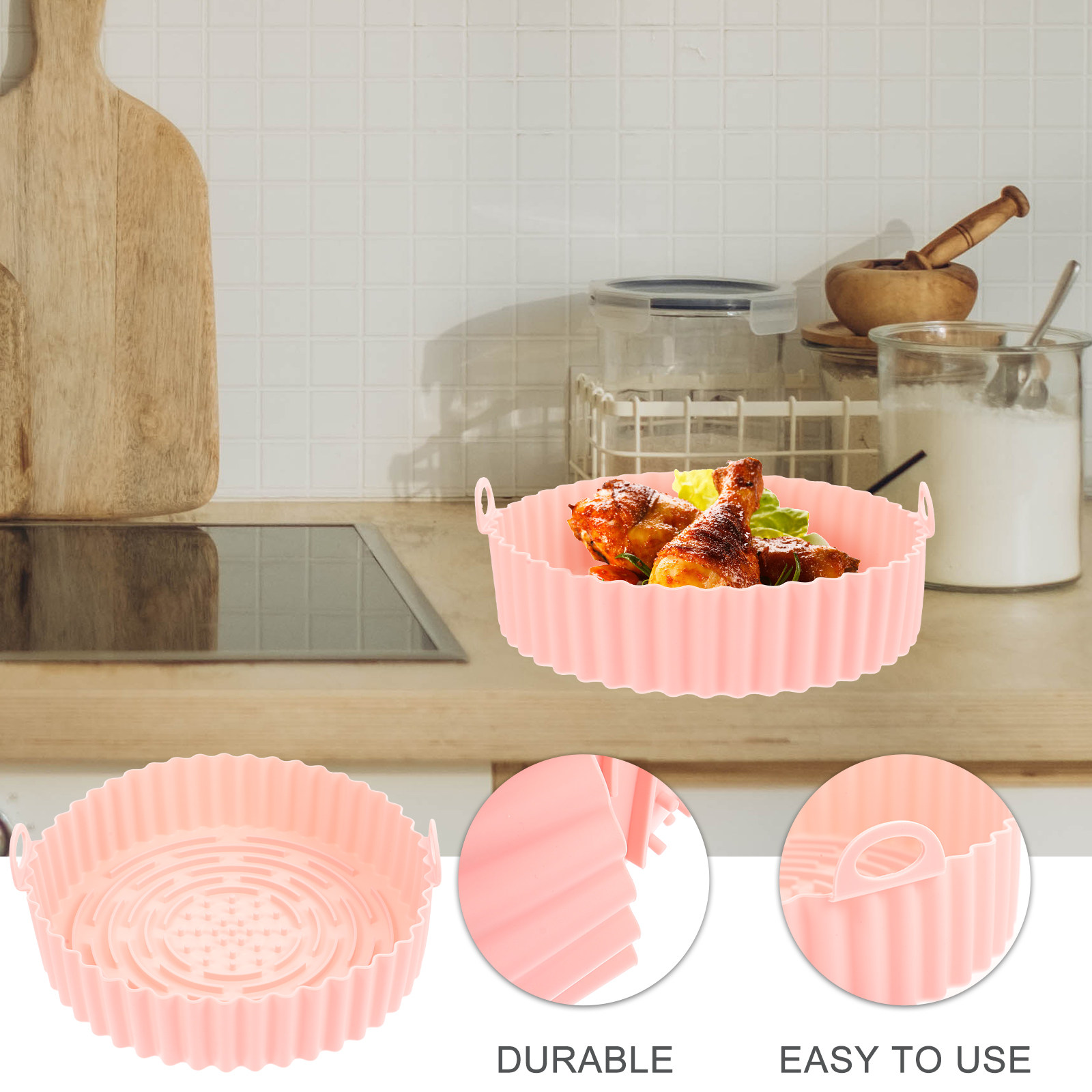 Premium Silicone Air Fryer Lin - Heat Mat Silicone reseña y precio