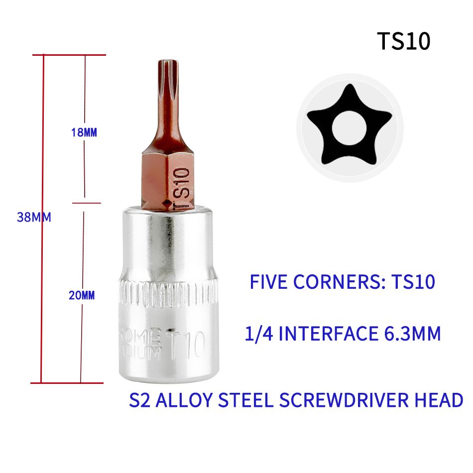 1/4 T10-T50 Star Pentalobe Scr - Pentalobe Screwdriver Set reseña y precio