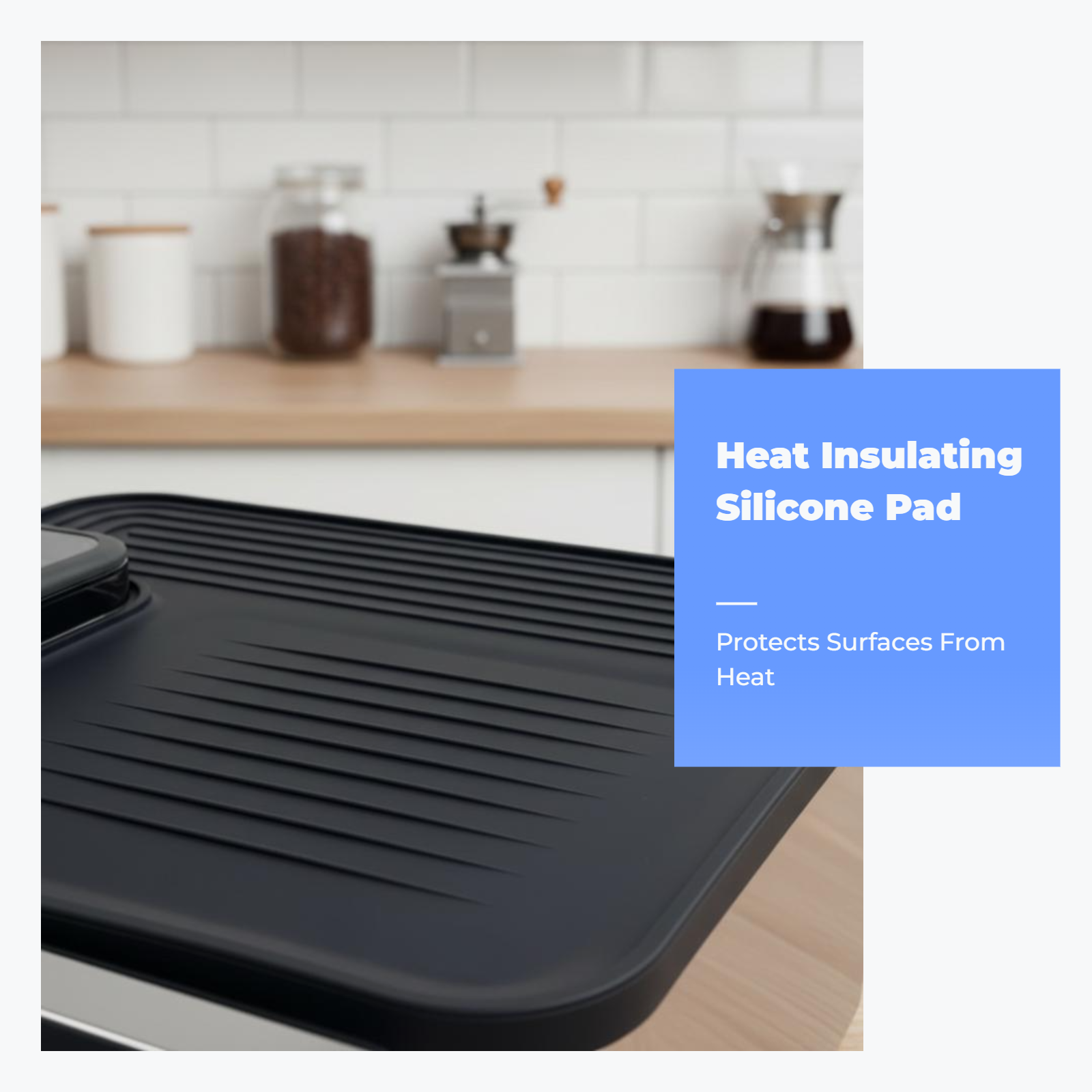 Silicone Top Mat Non Slip Coun - Heat Mat Silicone reseña y precio