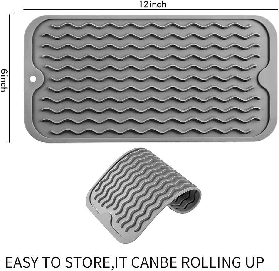 Silicone Dish Drying Mat for K - Heat Mat Silicone reseña y precio