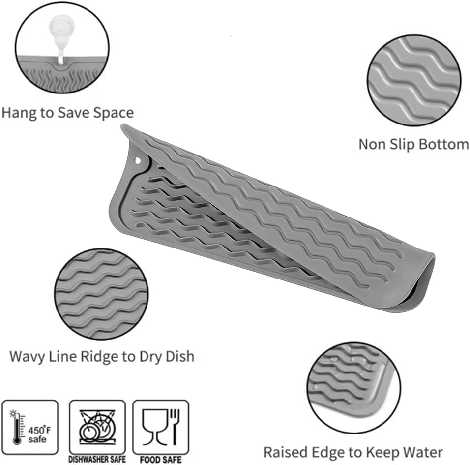 Silicone Dish Drying Mat for K - Heat Mat Silicone reseña y precio
