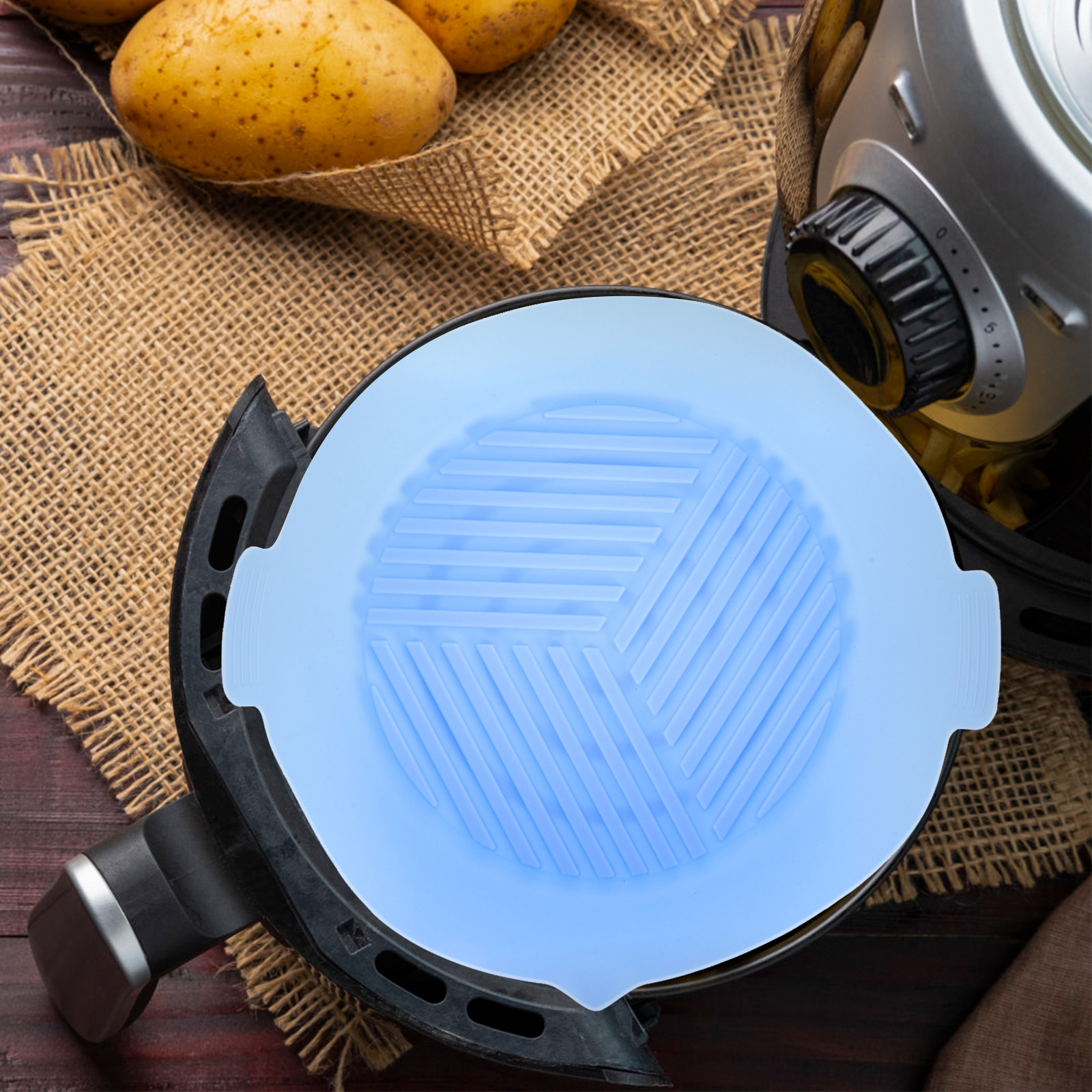 2Pcs Air Fryer Silicone Baking - Heat Mat Silicone reseña y precio