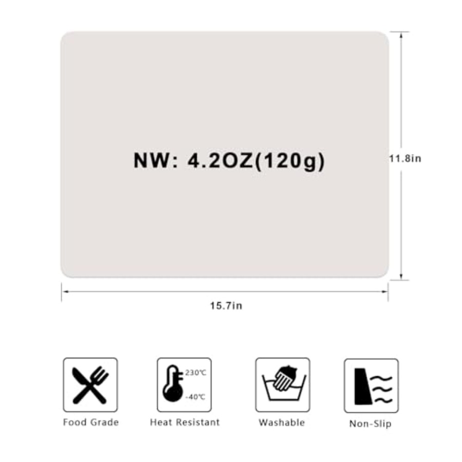Silicone Placemats, Food-Grade - Heat Mat Silicone reseña y precio